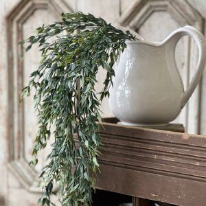 Vintage White Pitcher